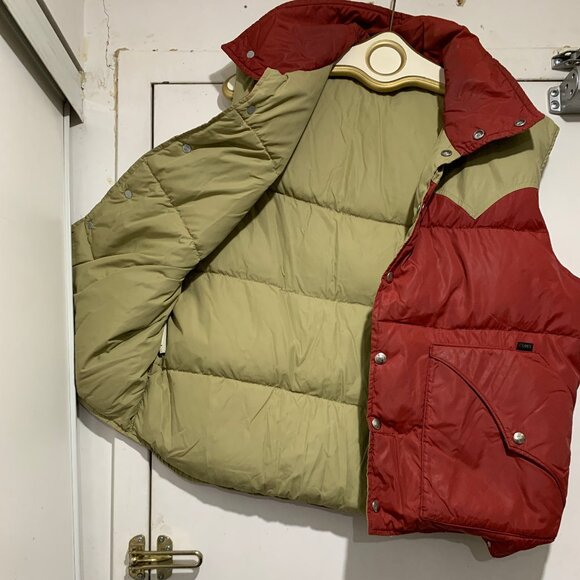 VINTAGE LWL SPORT CHIEF CANADA DOWN FEATHER PUFFER VESTS SIZE L - Picture 6 of 8